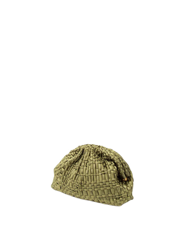 BORSA METALLIC GOLD CROCHET