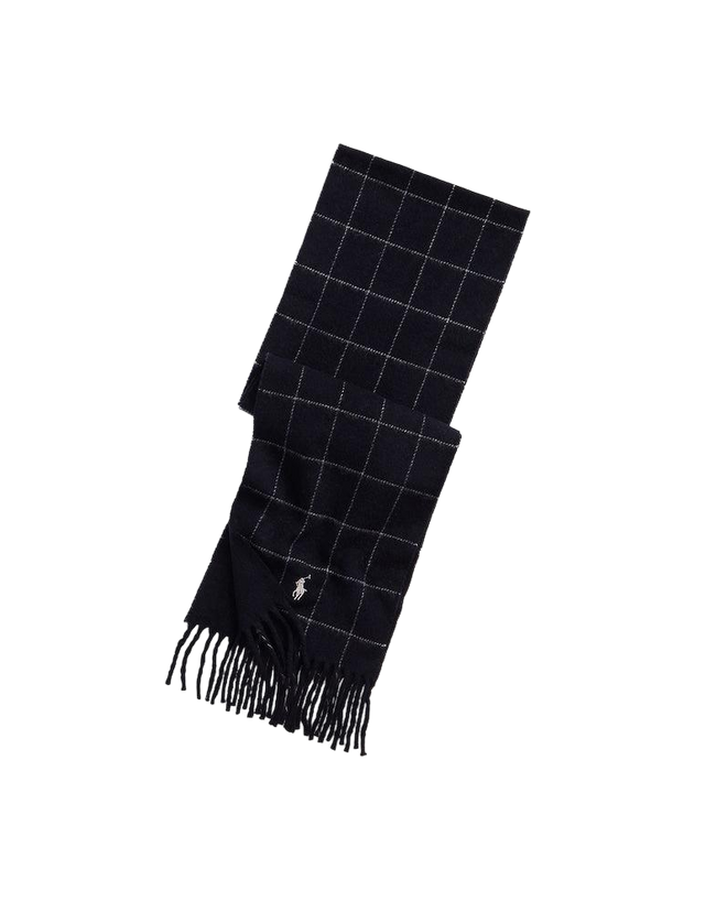 SCIARPA OBLONG BLU NAVY