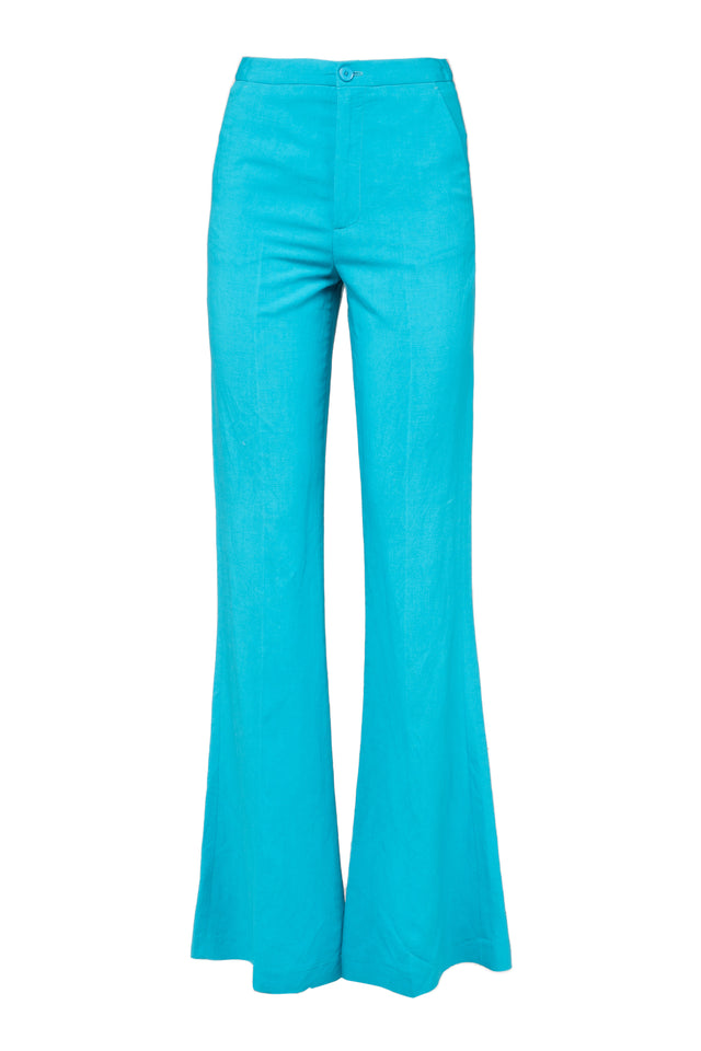 PANTALONE ZAMPA LINO