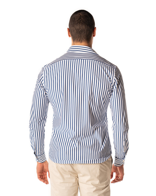 Camicia active color bianco blu