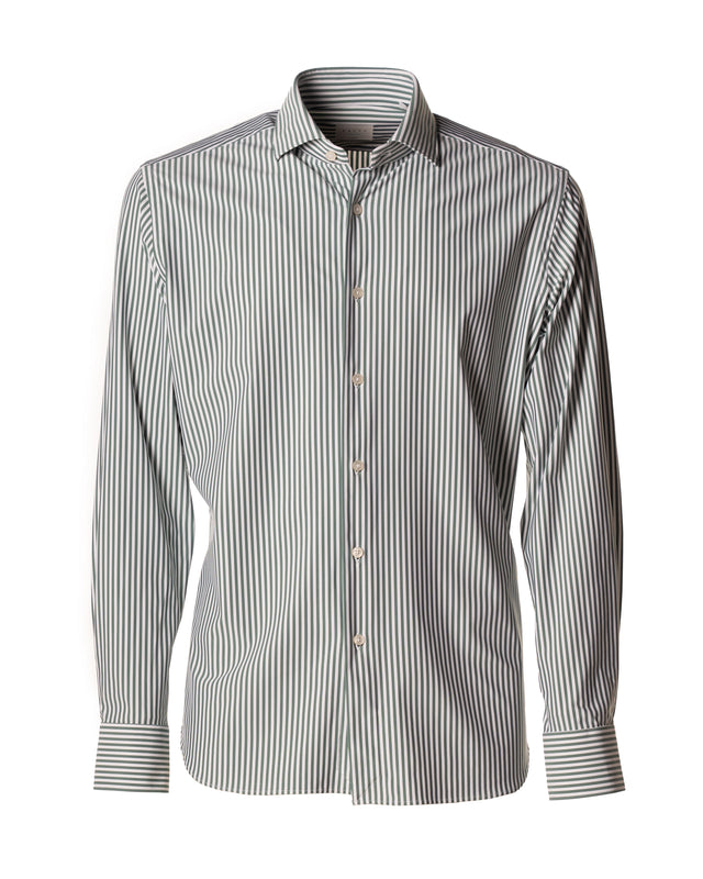 Camicia active color bianco verde
