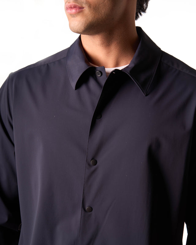 Camicia over shirt tecnico color blu