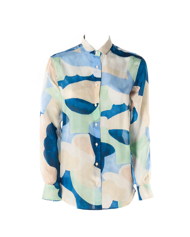 Camicia seta fantasia