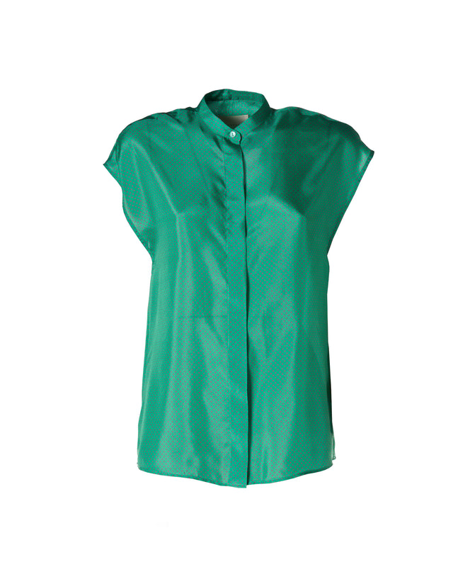 Camicia seta smanicata