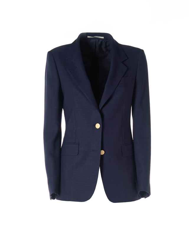 Giacca 2 bottoni color blu