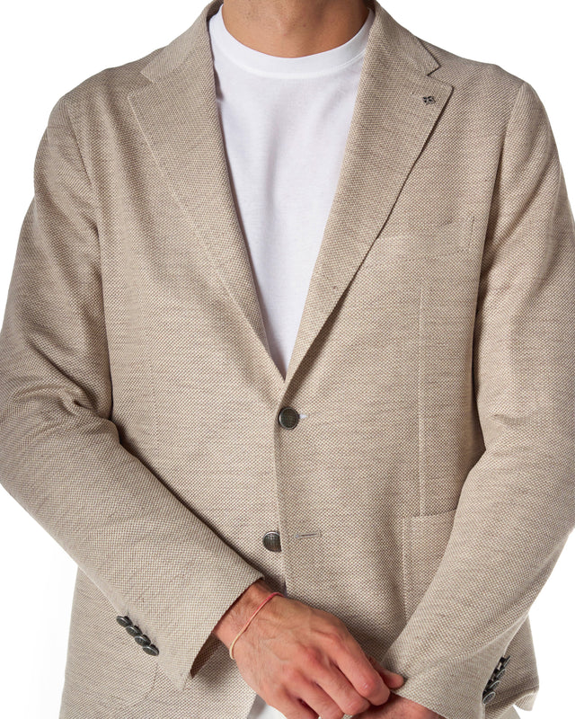 Giacca jersey color corda
