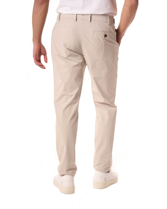 Pantaloni tecnico elastico color ghiaccio