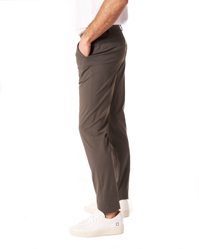 Pantaloni tecnico elastico color militare
