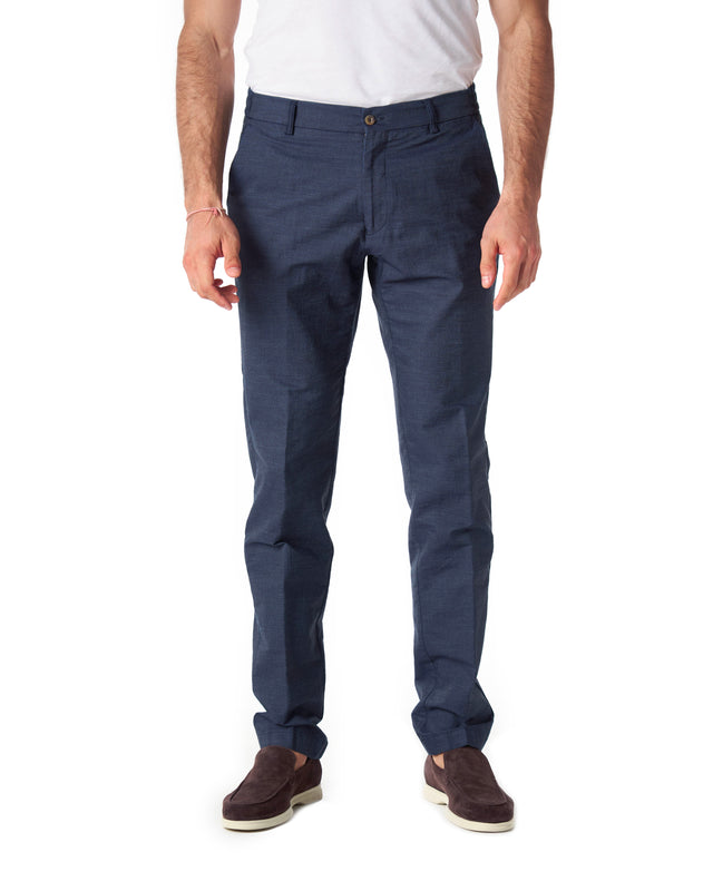 PANTA DENIM CHECK