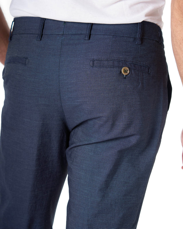 PANTA DENIM CHECK