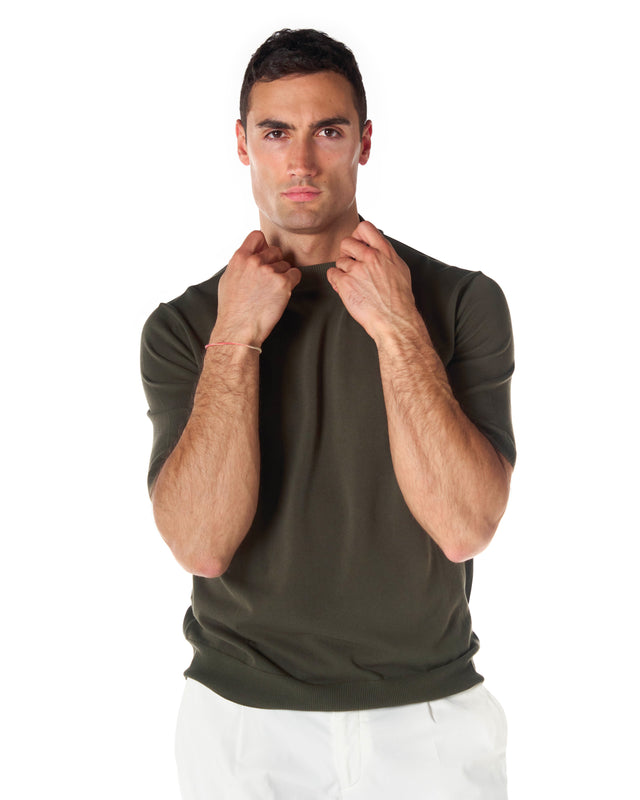 T shirt maglia color militare