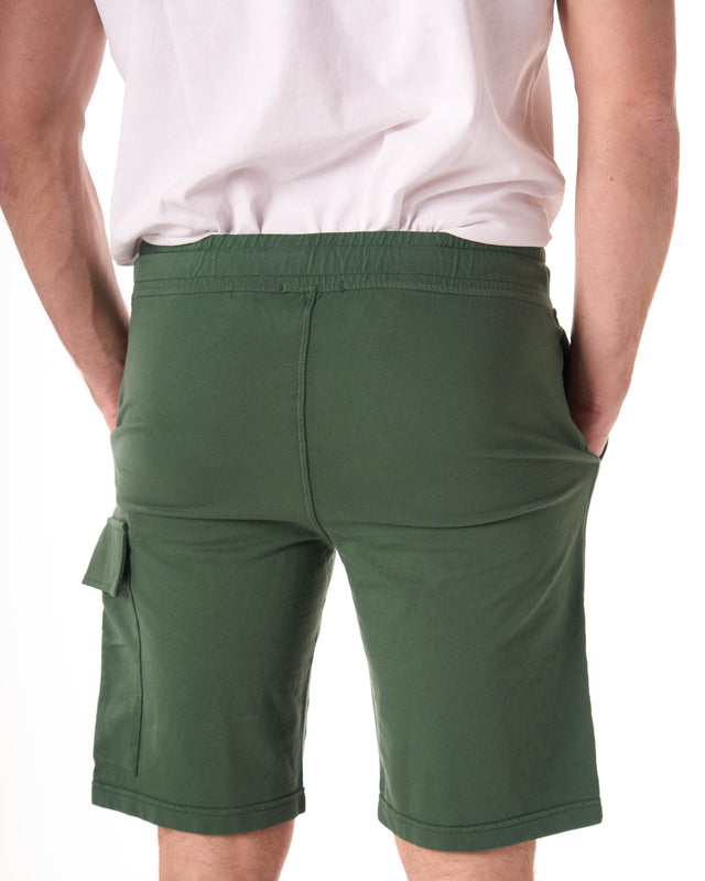Bermuda felpa color verde