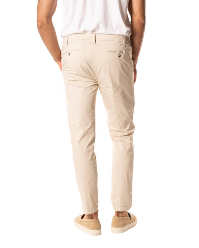 Panta mucha elastico color beige