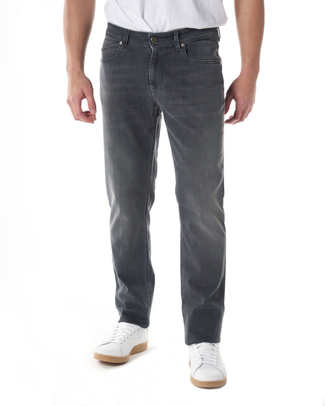 Jeans 9 once color grigio