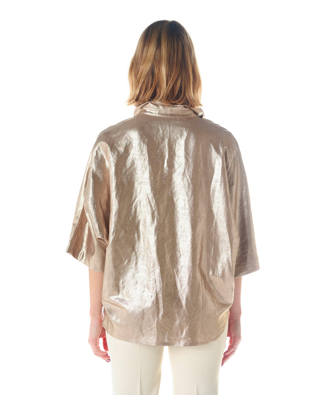 CAMICIA LINO SPALMATO