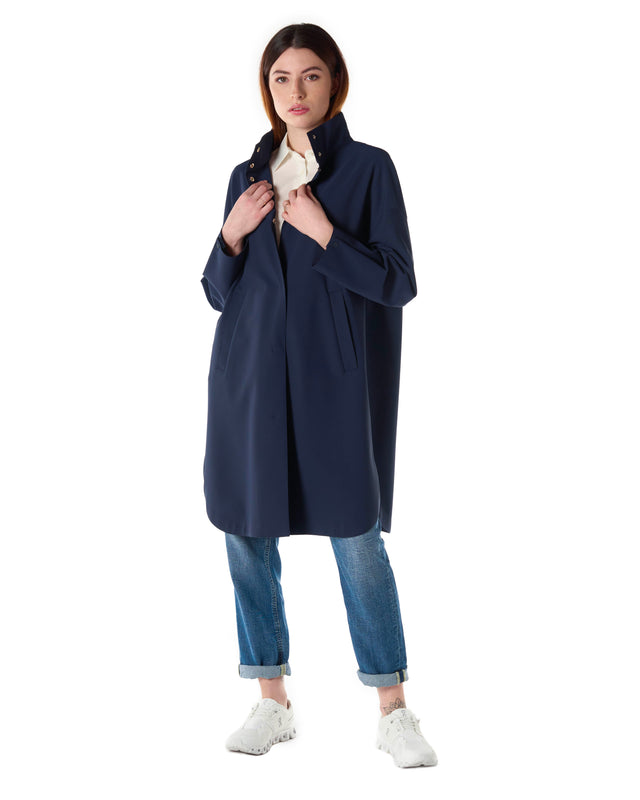 Impermeabile neoprene over color blu