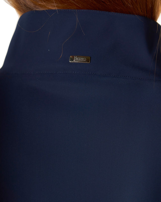 Impermeabile neoprene over color blu
