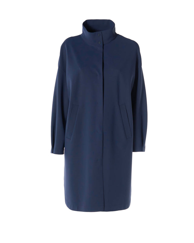 Impermeabile neoprene over color blu
