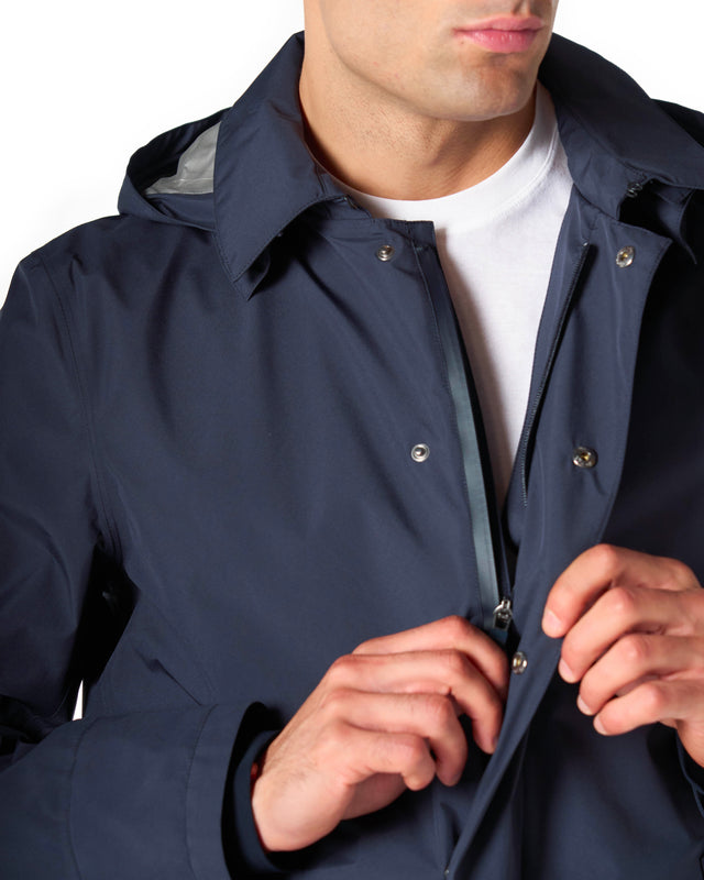 Giubbotto laminar impermeabile color blu