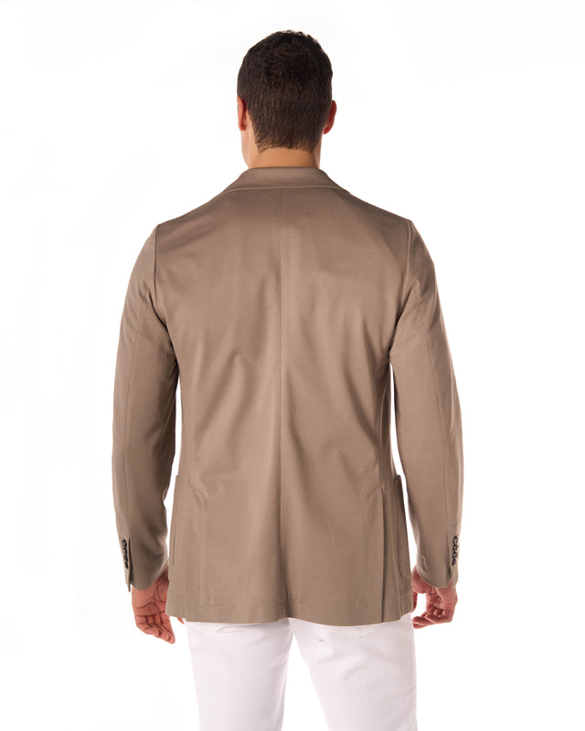 Giacca filo di scozia color grigio