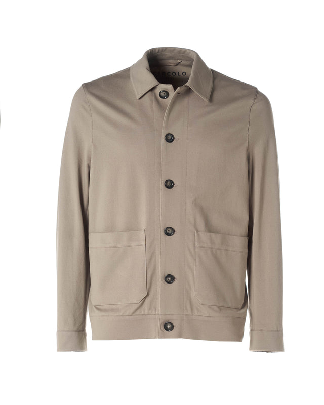 Camicia over shirt color grigio