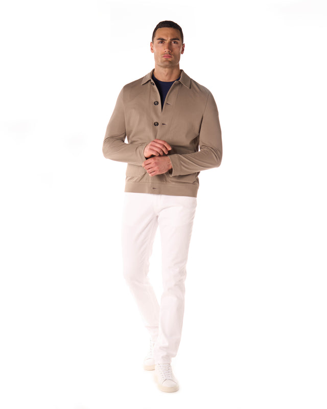 Camicia over shirt color grigio