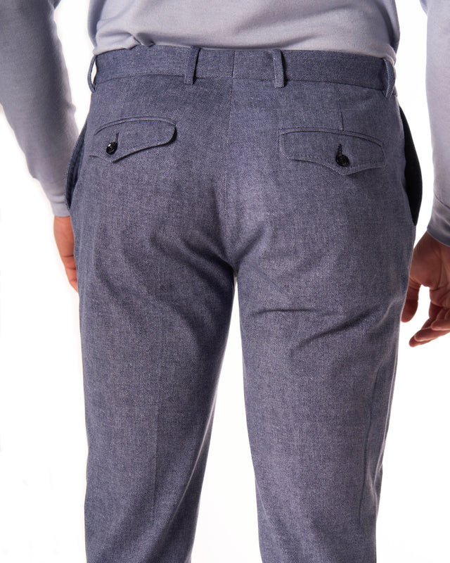 Pantaloni abito color indaco