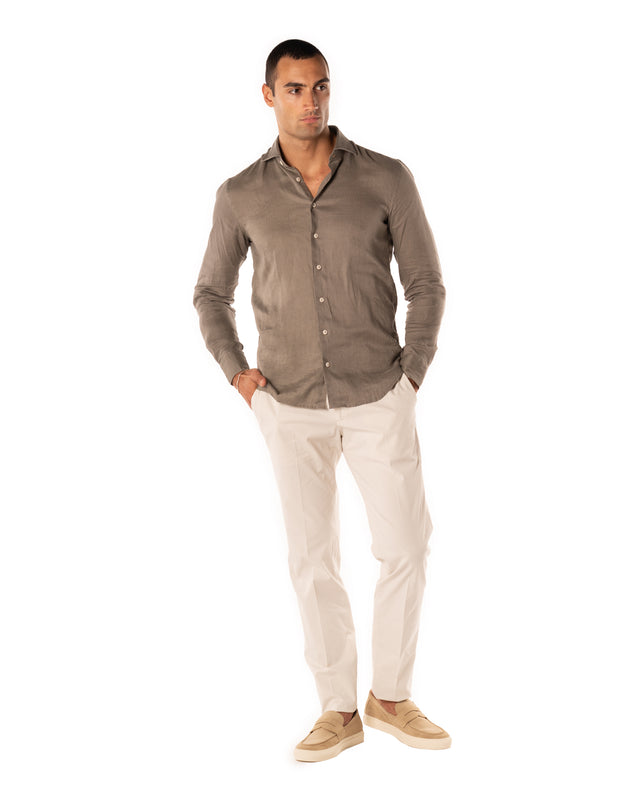 CAMICIA LINO MADE IN ITALY