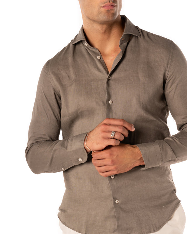 CAMICIA LINO MADE IN ITALY