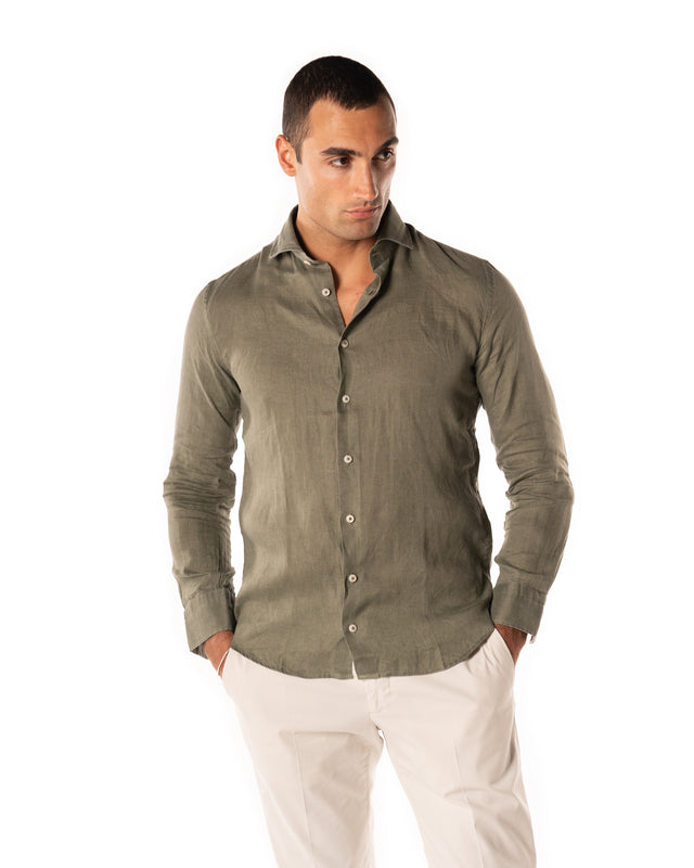 CAMICIA LINO MADE IN ITALY