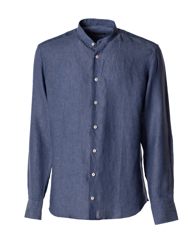 Camicia coreana in lino