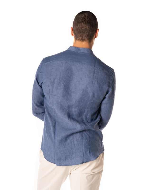 Camicia coreana in lino