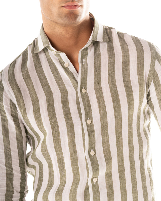 CAMICIA LINO RIGA GRANDE