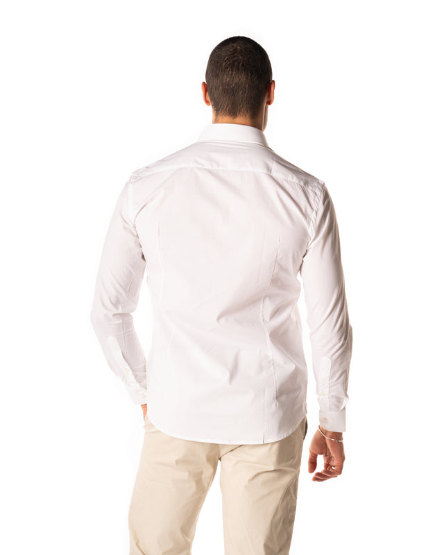 Cotone stretch color bianco