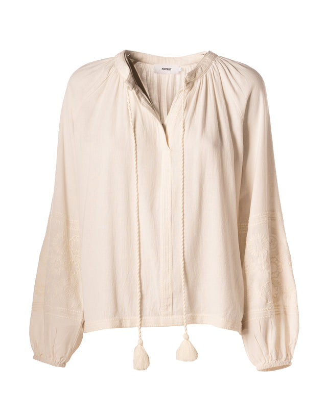 casacca coreana nappine colore ecru