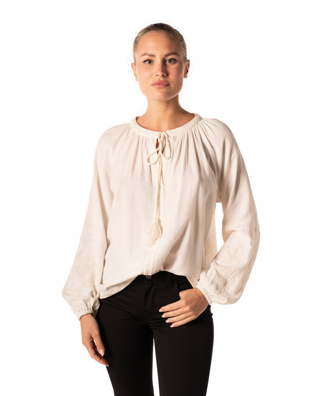 casacca coreana nappine colore ecru