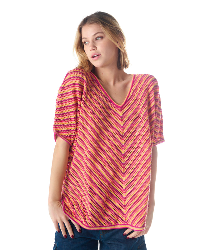 PONCHO CROCHET