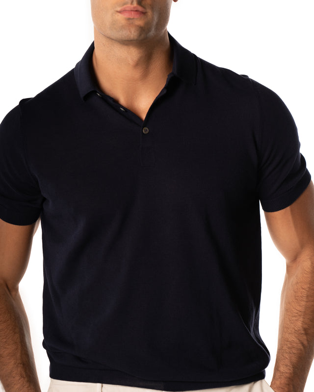 Polo maglia fresh cotton color blu