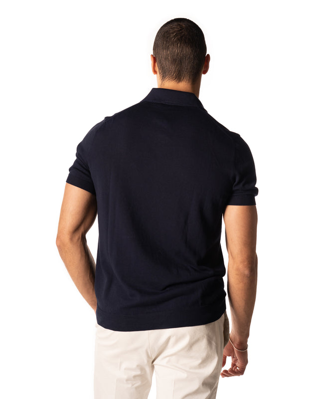 Polo maglia fresh cotton color blu