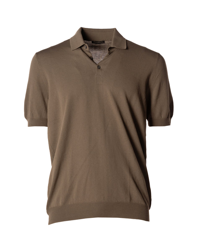 Polo maglia fresh cotton color militare