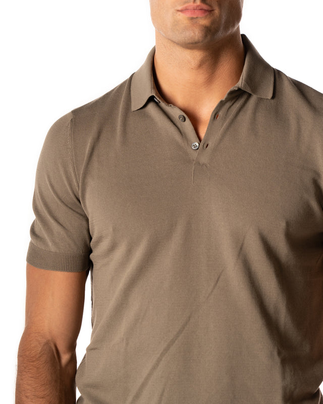 Polo maglia fresh cotton color militare