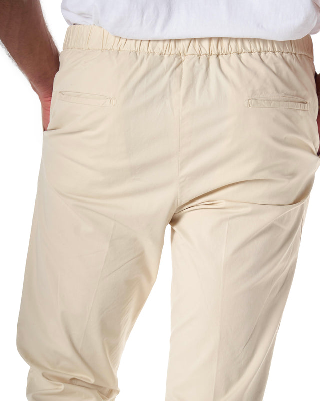 Pantaloni batavia ice color beige