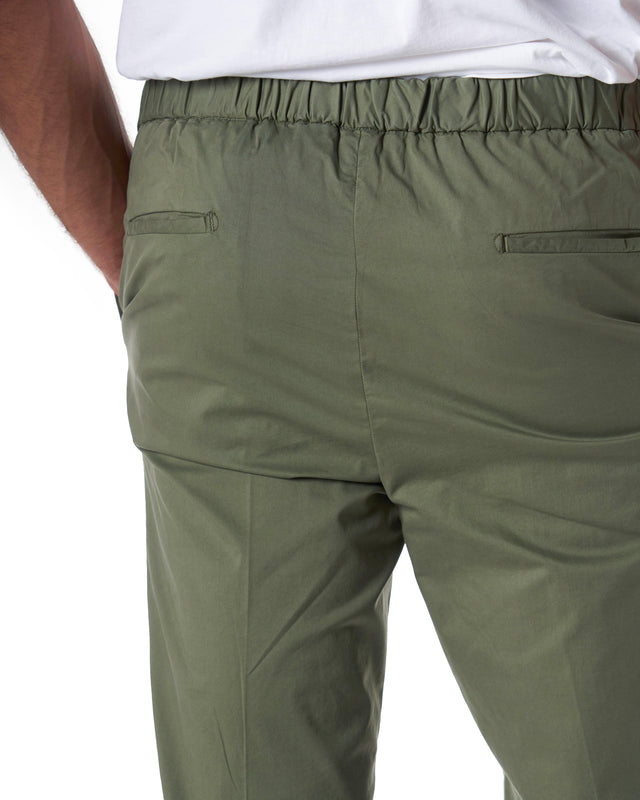 Pantaloni batavia ice color verde
