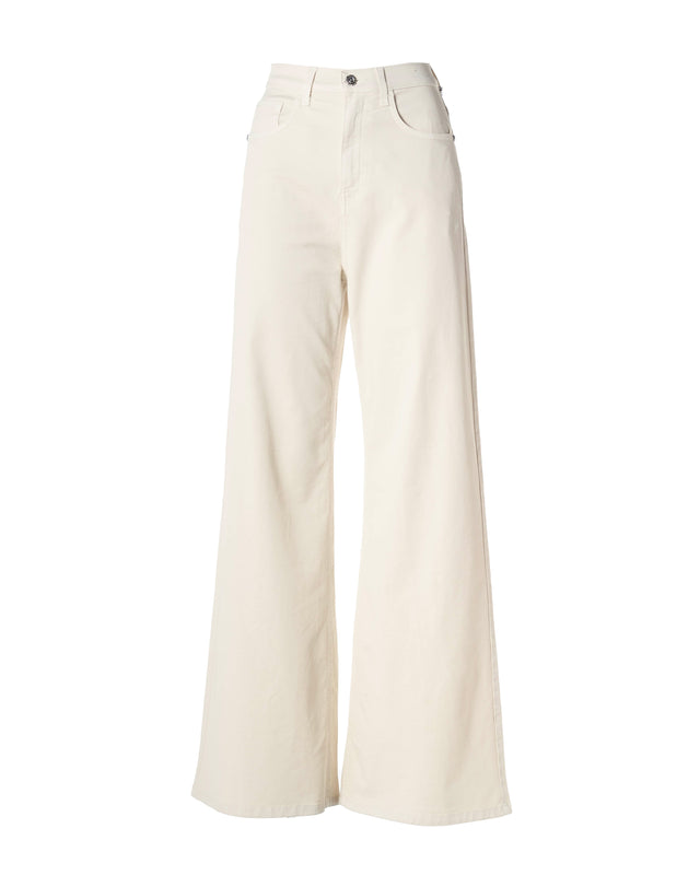 Pantalone palazzo color corda