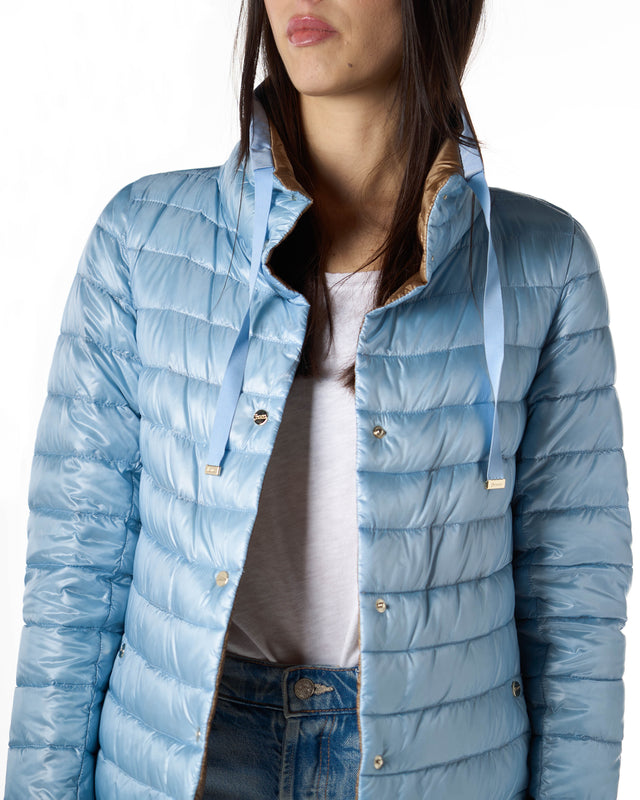 Piumino leggero reversibile