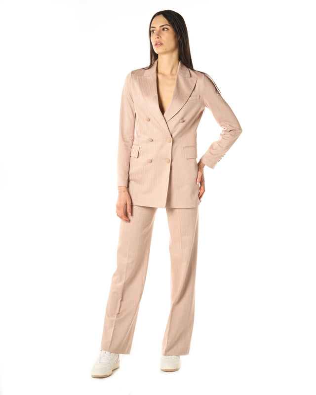 TAILLEUR LINO E COTONE GESSATO