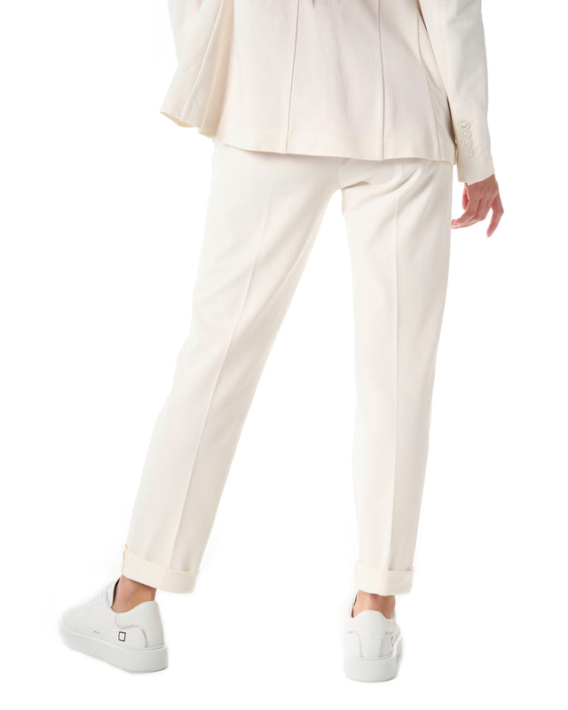 PANTALONE COULISSE BIANCO