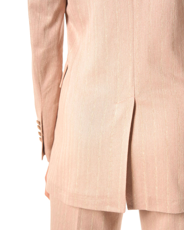 TAILLEUR LINO E COTONE GESSATO