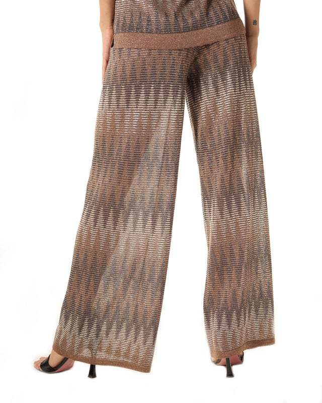 PANTALONI LOSANGHE LUREX