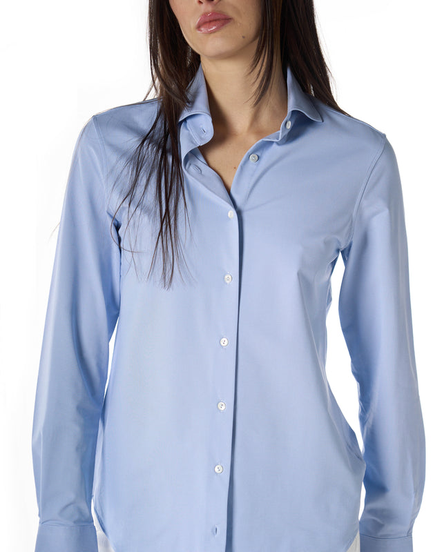 CAMICIA ACTIVE AZZURRA
